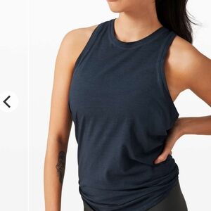 Lululemon All Tied Up Tank Top Women's Black Sleeveless Medium